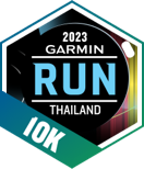 Garmin Run 2023 - Thailand 10K Finisher
1 points
badge_52F9B9F75A444B76A72F830B11C268A5_sml.png
#1865
