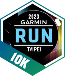 Garmin Run 2023 - Taipei 10K
1 points
badge_8C292D57385B463CAAC2684F1BD46B38_sml.png
#1842