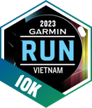 Garmin Run 2023 - Vietnam 10K
1 points
badge_A8B8479DDDB74B6592314E0CC29CE95A_sml.png
#1916